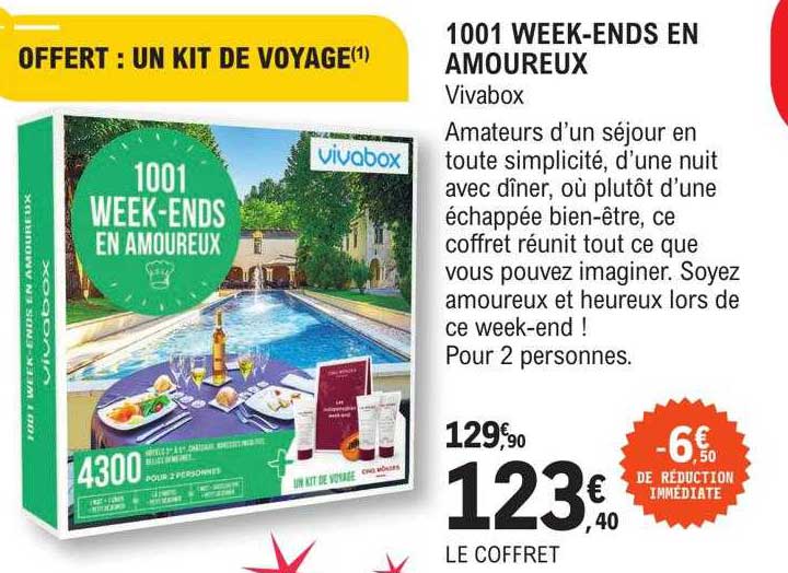 1001 week-ends en amoureux vivabox