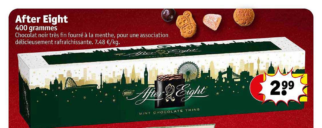 after eight 400 grammes