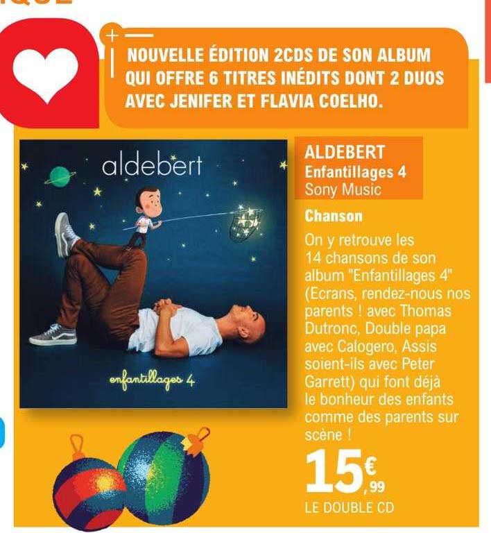 aldebert enfantillages 4 sony music