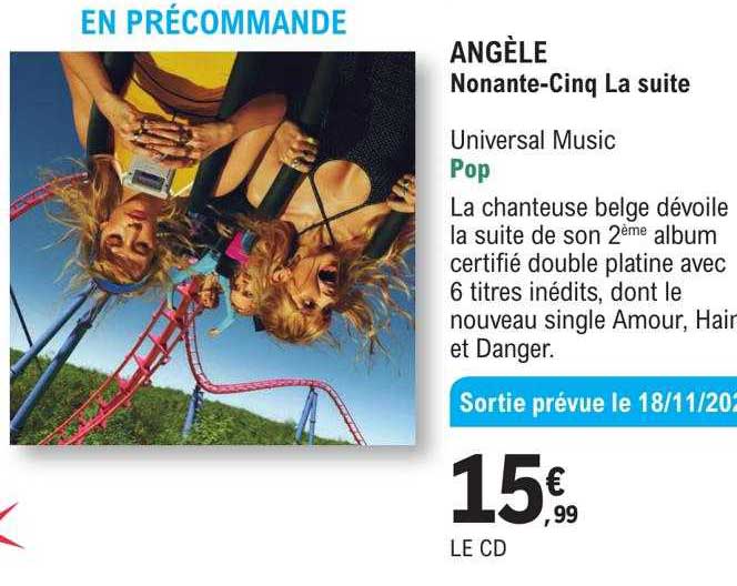 angèle  nonante-cinq la suite