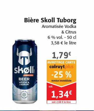 bière skoll tuborg