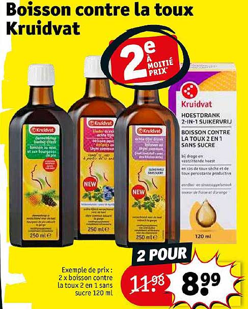 boisson contre la toux kruidvat