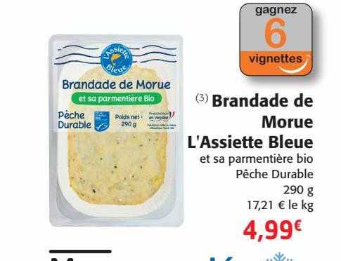 brandade de morue l'assiette bleue