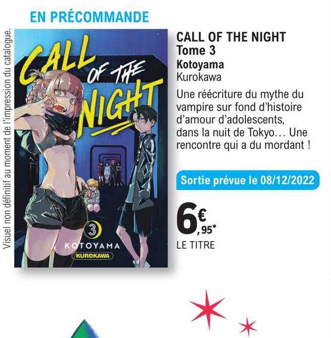call of the night tome 3 kotoyama kurokawa