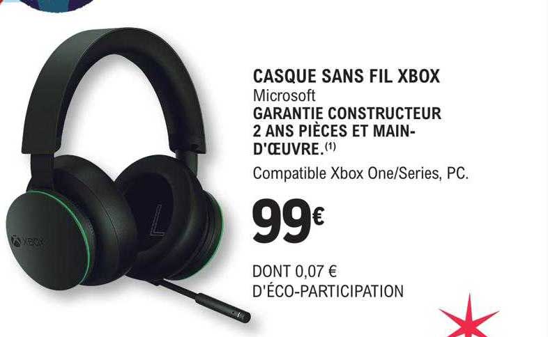 casque sans fil xbox microsoft