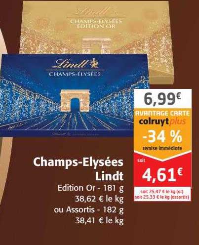 champs-élysées lindt