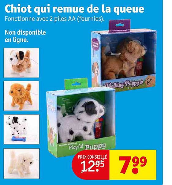 chiot qui remue de la queue