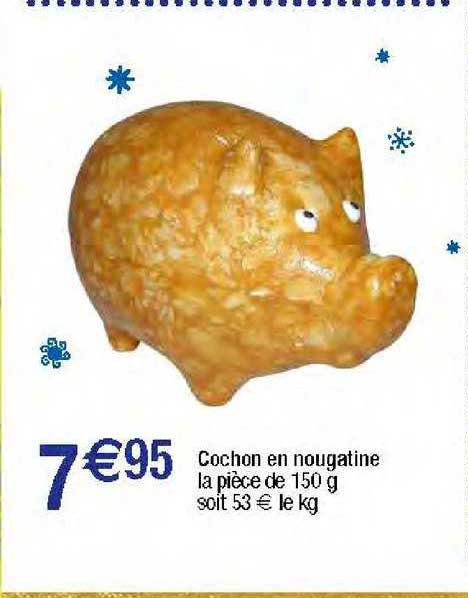 cochon en nougatine