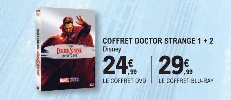 coffret doctor strange 1 + 2 disney