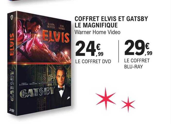 coffret elvis et gatsby le magnifique