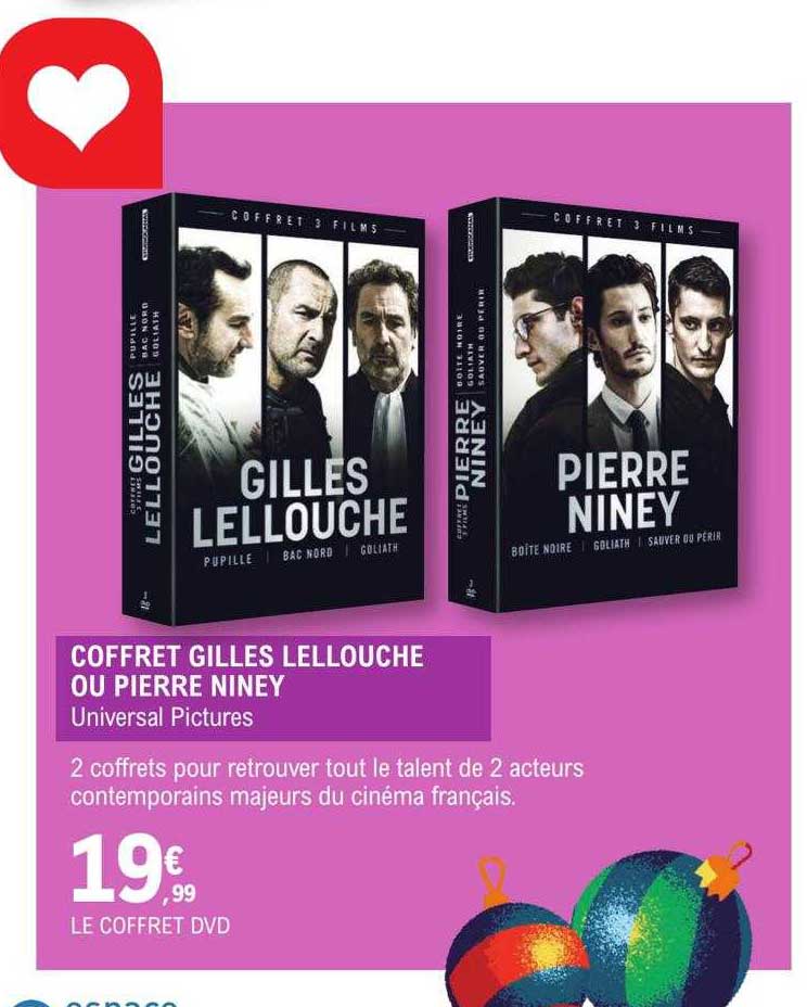coffret gilles lellouche ou pierre niney