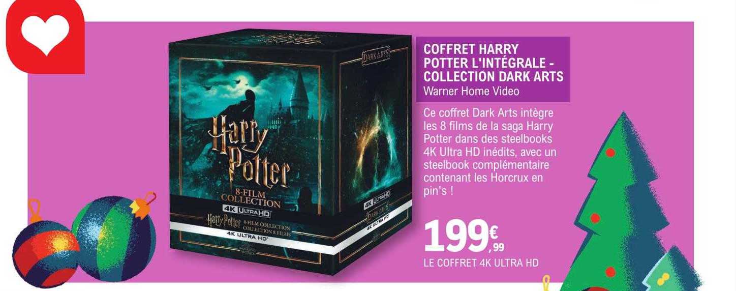 coffret harry potter l'intégrale - collection dark arts