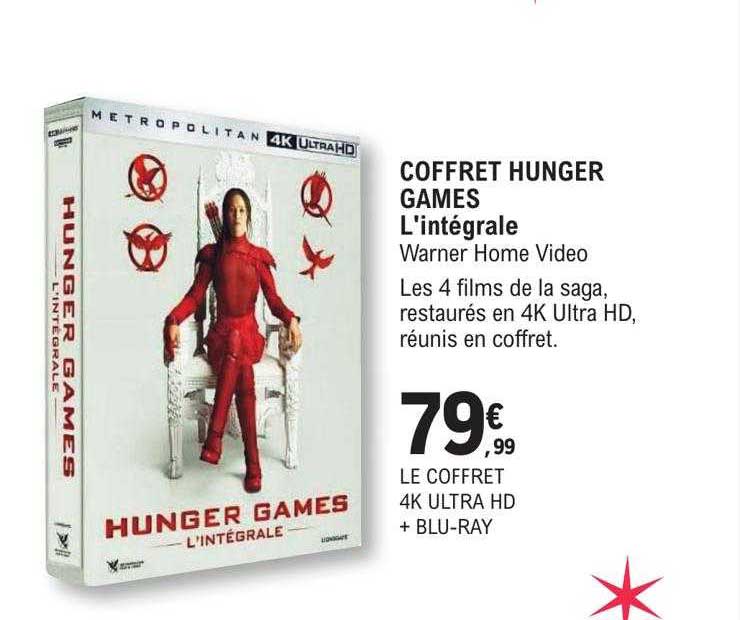 coffret hunger games l'intégrale