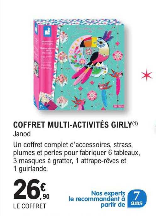 coffret multi-activités girly janod