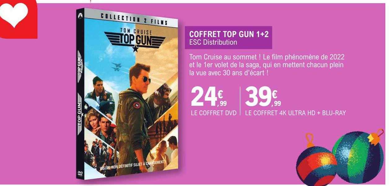 coffret top gun 1+2