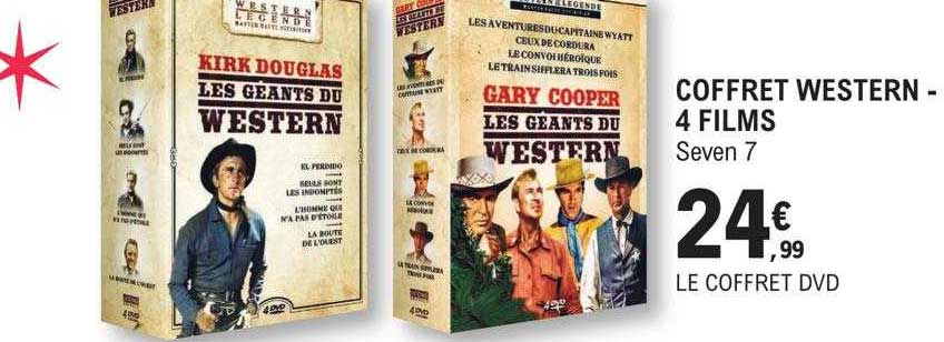 coffret western - 4 films seven 7