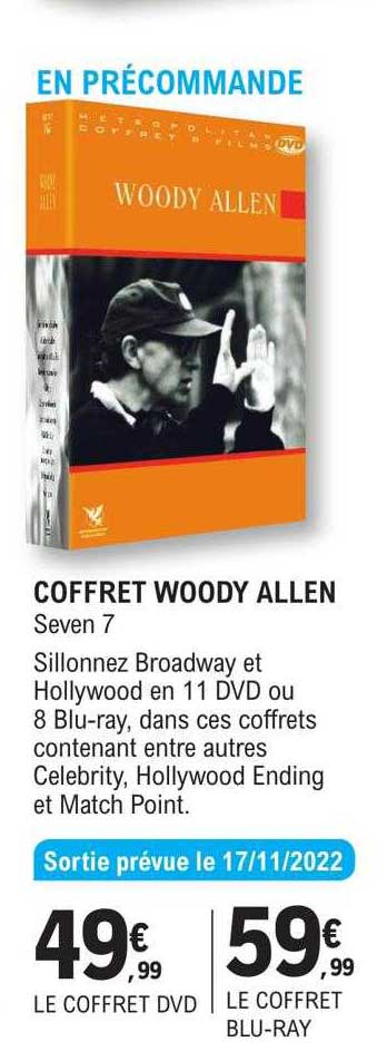 coffret woody allen seven 7