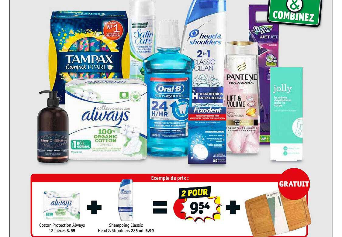 Cotton Protection Always + Shampoing Classic Head & Shoulders