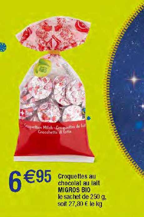 Croquettes Au Chocolat Au Lait Migros Bio