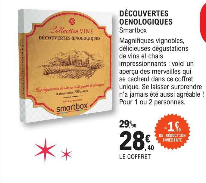 Découvertes Oenologiques Smartbox