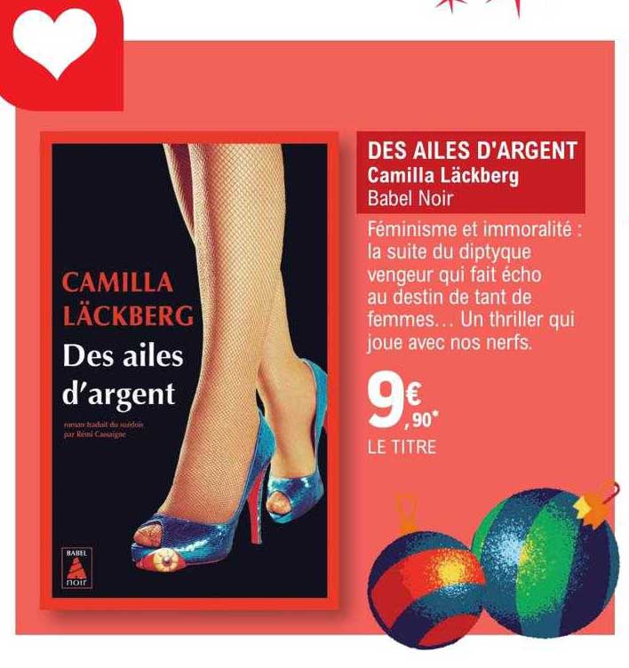 des ailes d'argent - camilla läckberg babel noir