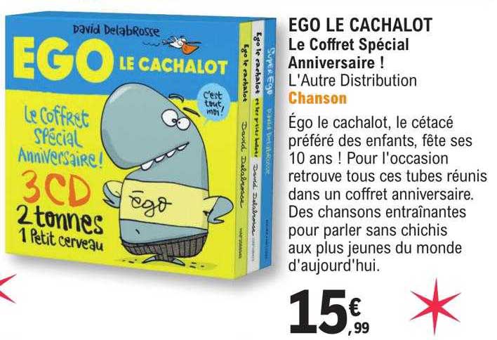ego le cachalot le coffret spécial anniversaire!