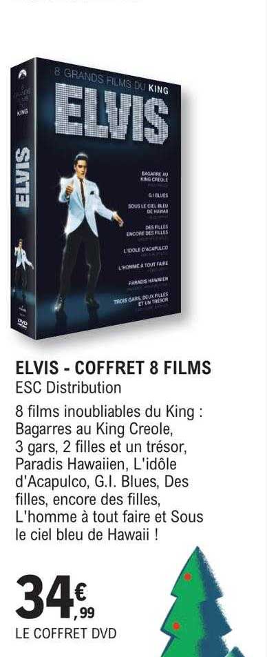 elvis - coffret 8 films