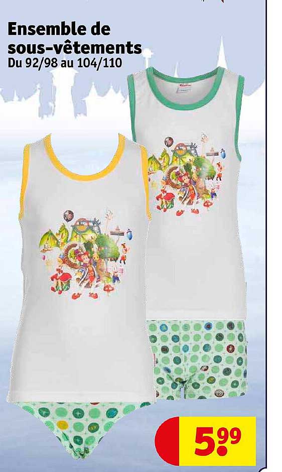 ensemble de sous-vêtements