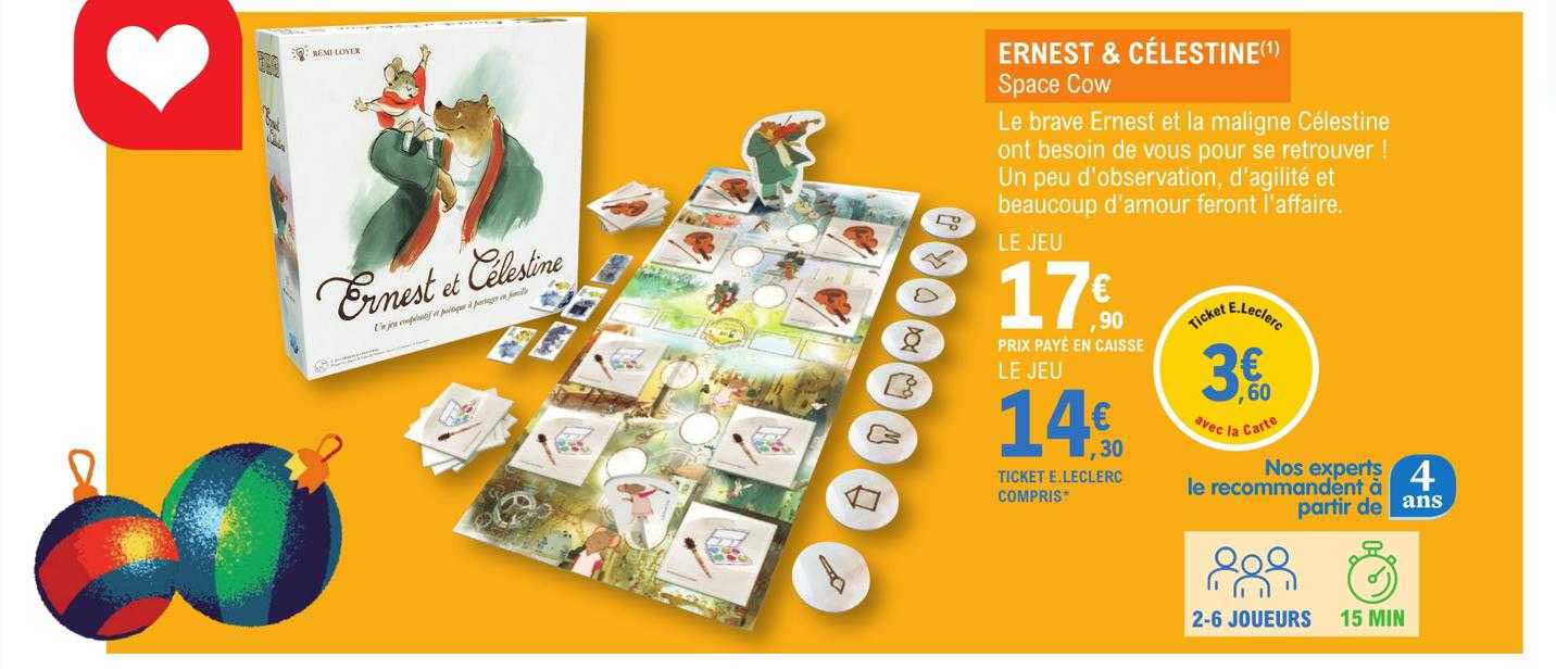 ernest & célestine - space cow