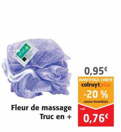 fleur de massage truc en +