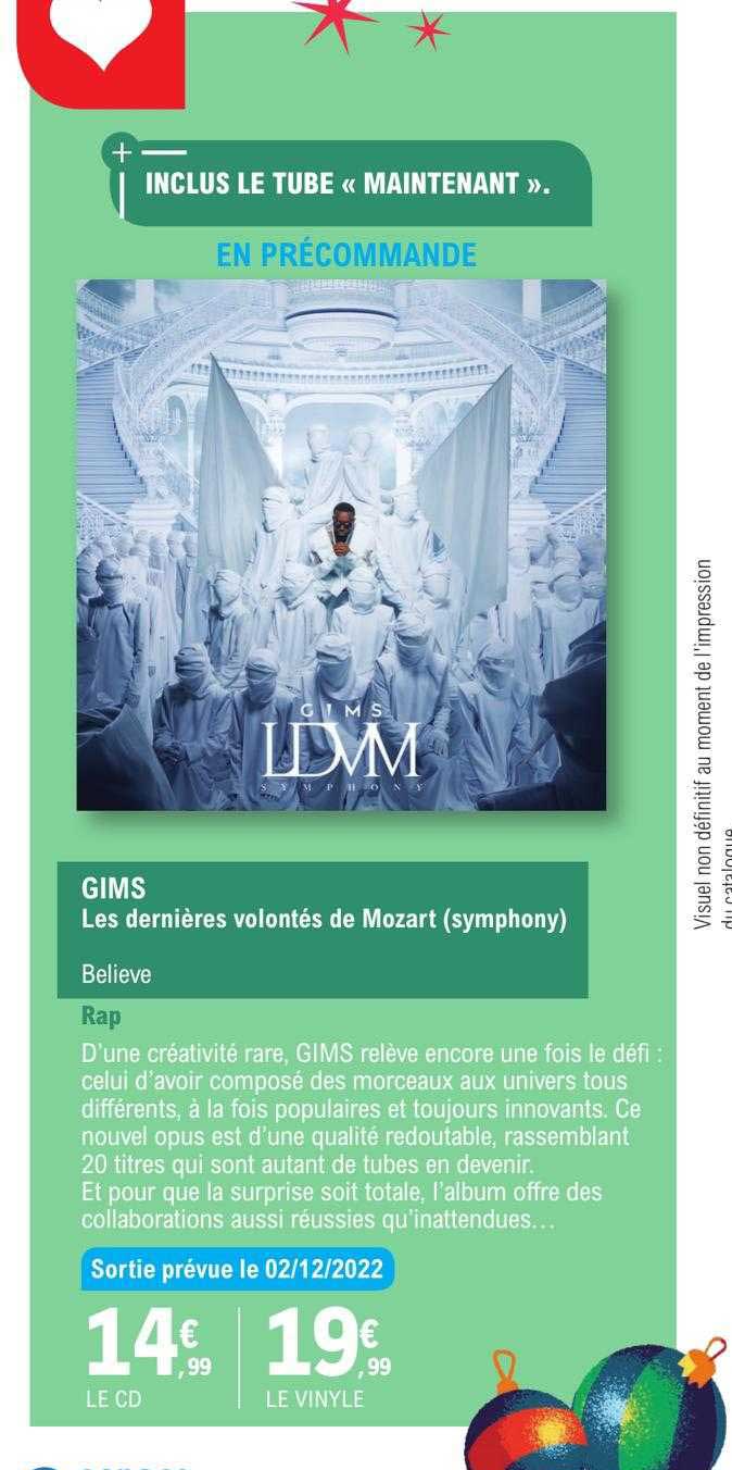 gims - les dernières volontés de mozart believe