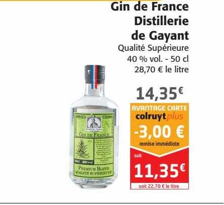 gin de france distillerie de gayant