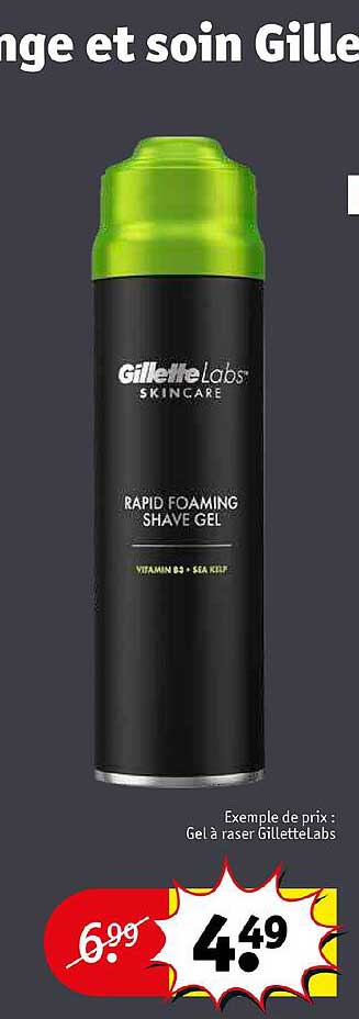 gle à raser gillette labs