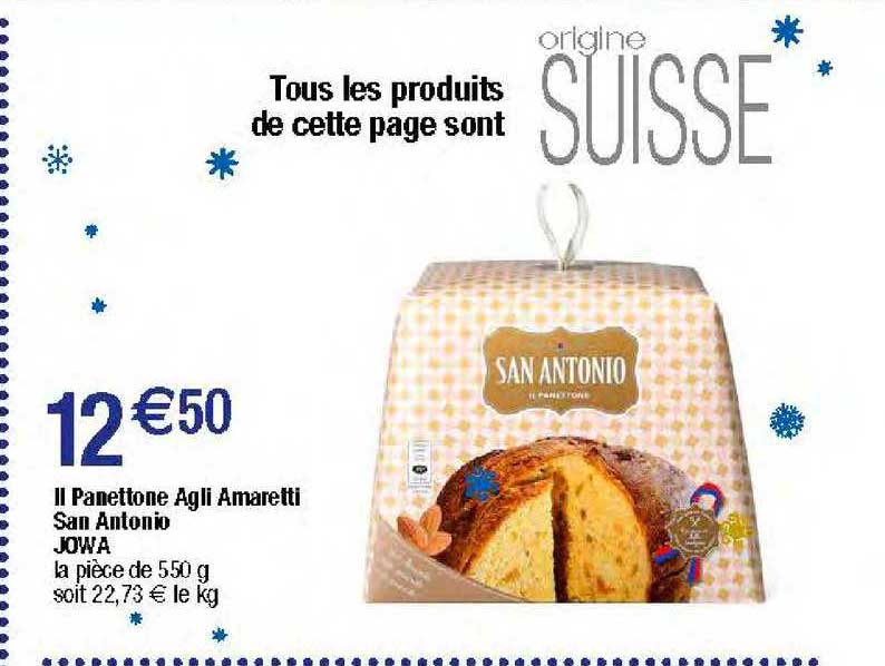 II Panettone Agli Amaretti San Antonio Jowa