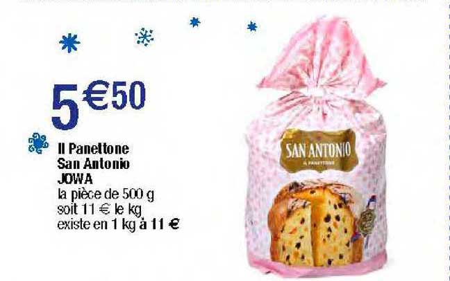 II panettone san antonio jowa