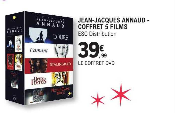 jean-jacques annaud - coffret 5 films