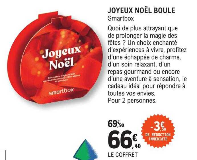 joyeux noël boule smartbox