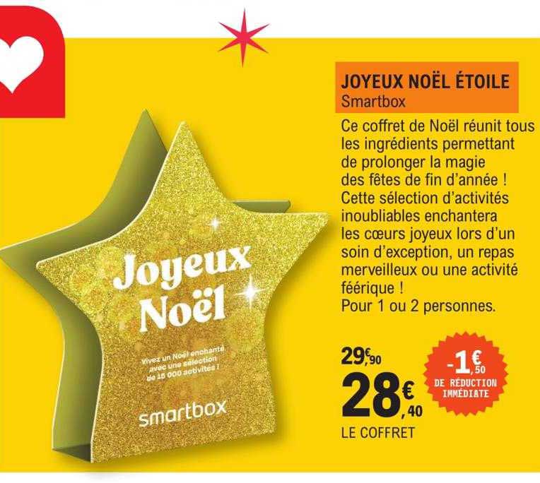 joyeux noël étoile smartbox