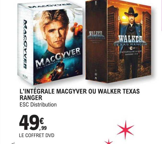 l'intégrale macgyver ou walker texas ranger