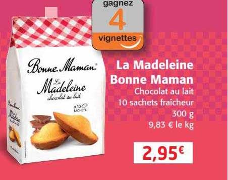 la madeleine bonne maman