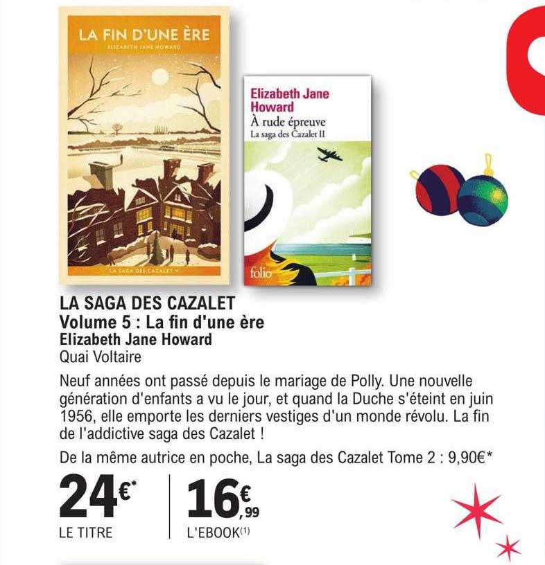 la saga des cazalet volume 5 : la fin d'une ère - elizabeth jane howard