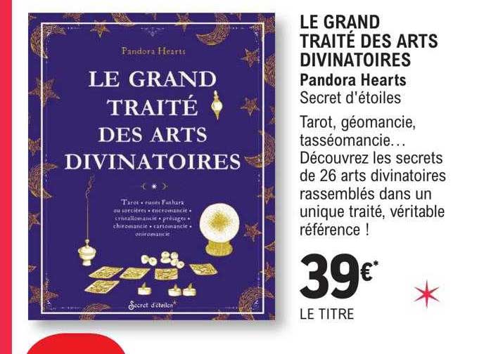 le grand traité des arts divinatoires - pandora hearts