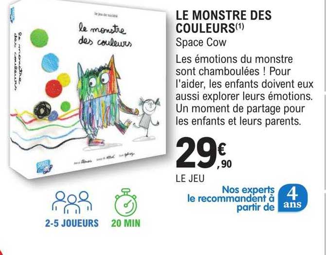 le monstre des couleurs space cow