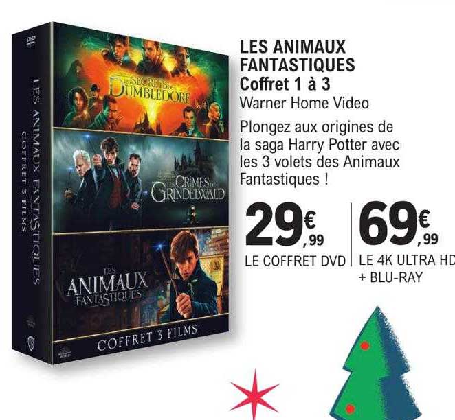 Les Animaux Fantastiques Coffret 1 à 3