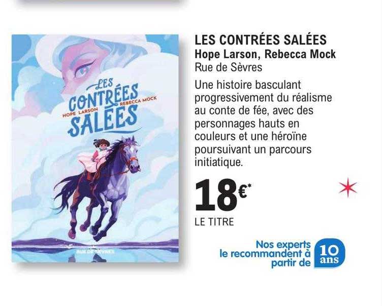 les contrées salées - hope larson, rebecca mock rue de sèvres