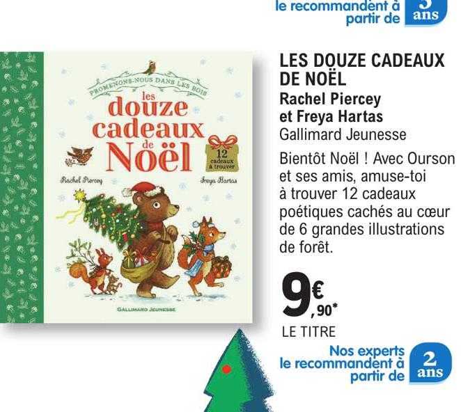 les douze cadeaux de noël - rachel piercey et freya hartas