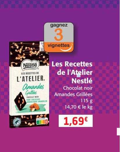 les recettes de l'atelier nestlé