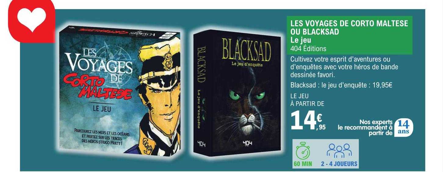 les voyages de corto maltese ou blacksad  le jeu