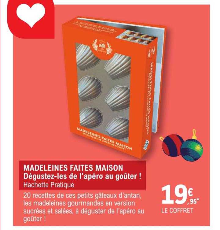 madeleines faites maison dégustez-les de l'apéro au goûter!