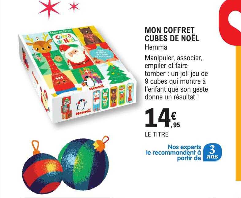 Mon Coffret Cubes De Noël Hemma